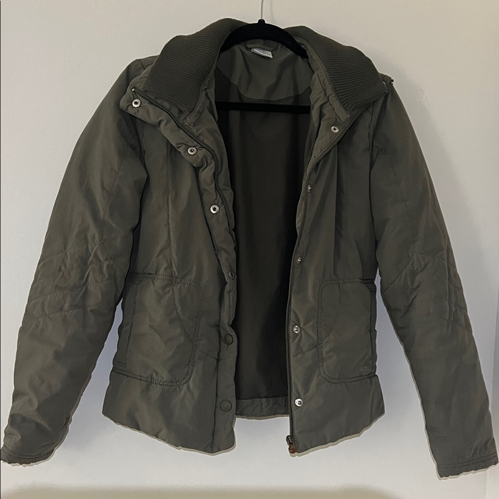 adidas Women's Olive Puffer Jacket